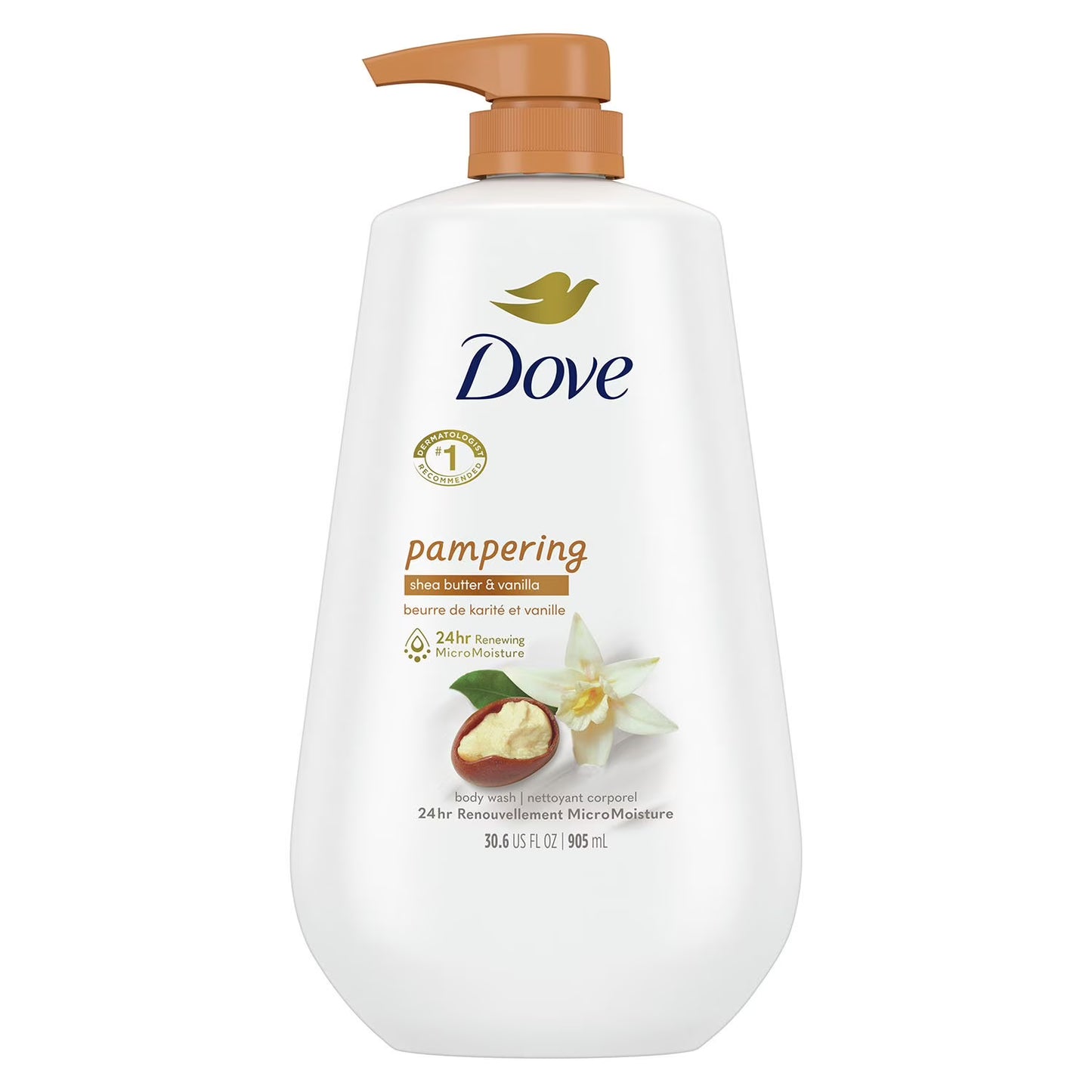 Dove Pamper & Anti-Stress Body Wash, 30.6 fl. oz., 2 pk.