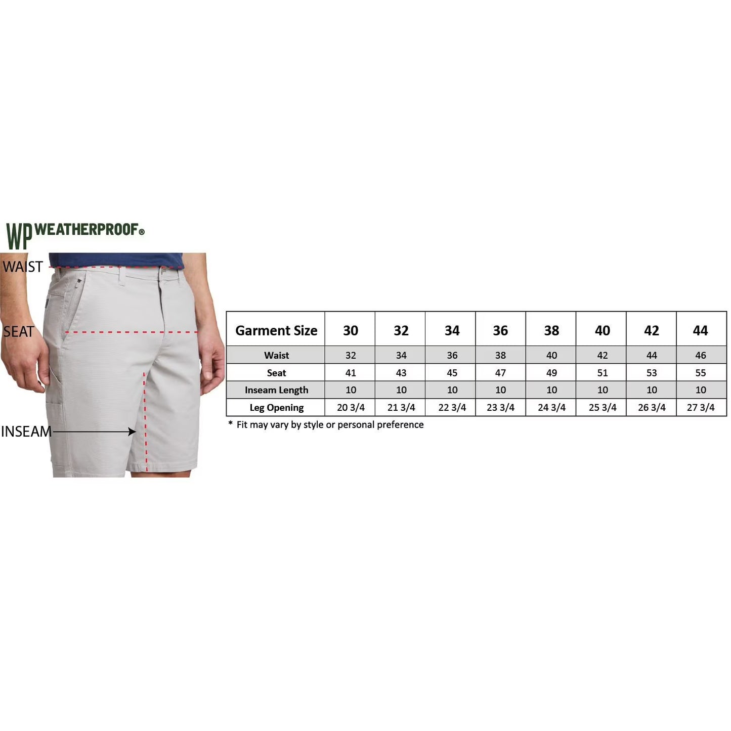 Weatherproof Men's Utility Shorts