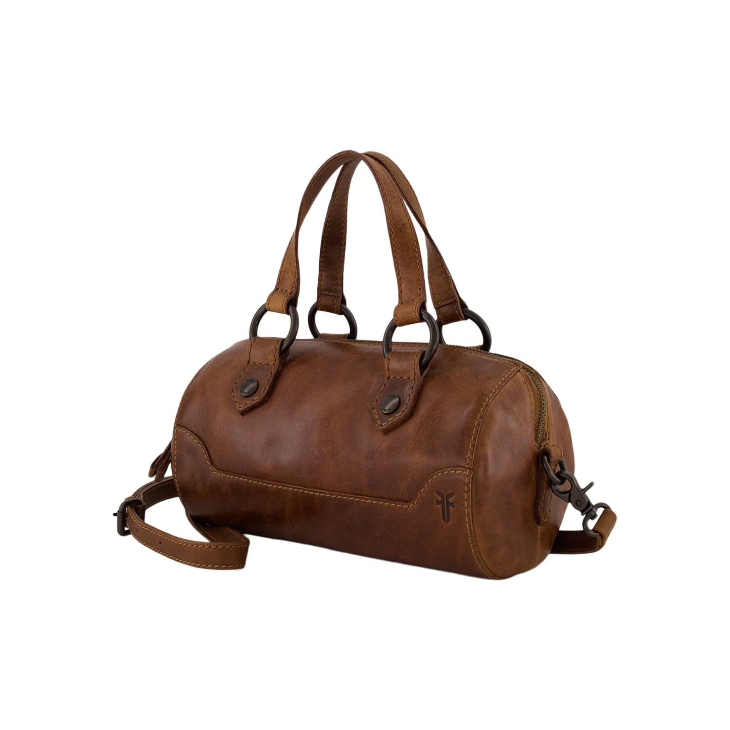 Frye Melissa 100% Genuine Leather Women's Mini Barrel Handbag