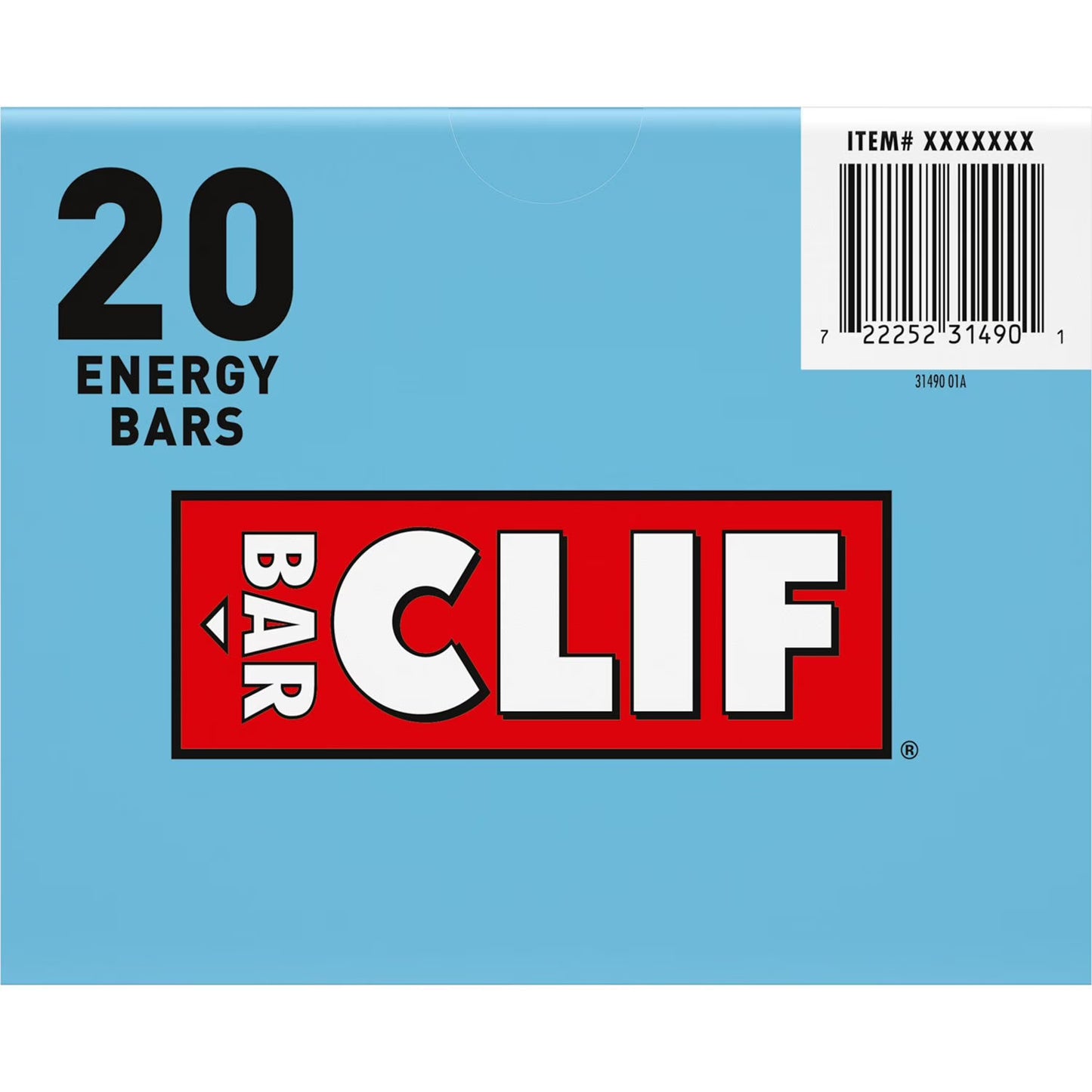 CLIF BAR Plant Based Energy Protein Bars, Variety Pack, 20 pk.