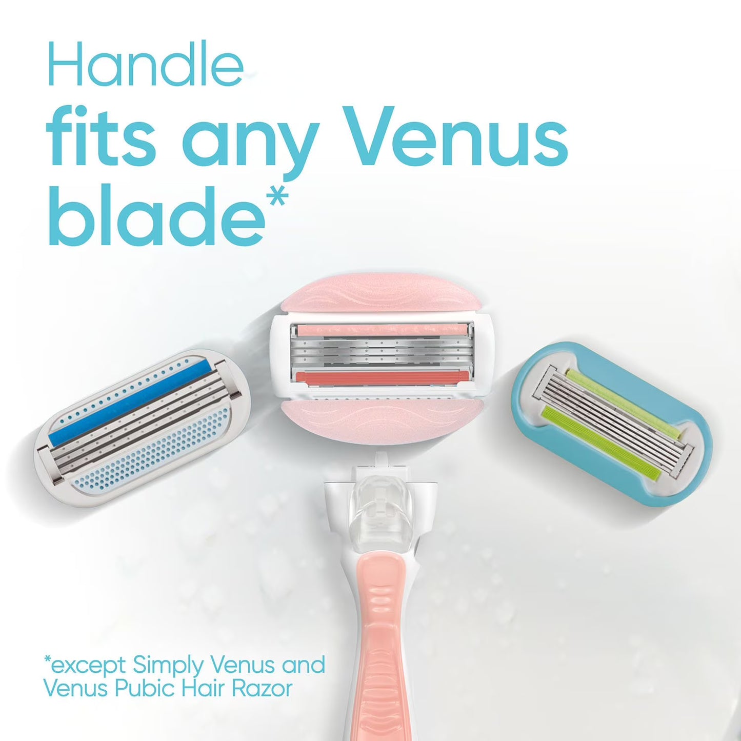 Venus Comfortglide Women's Razor Handle + 12 Cartridges, White Tea