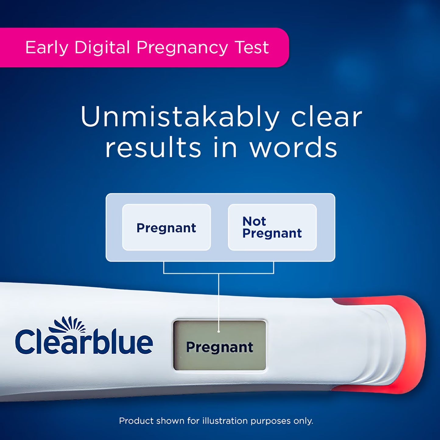 Clearblue Early Combo Pack Pregnancy Tests, 4 ct.