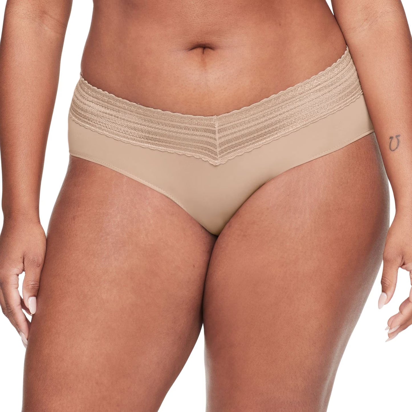 Warners Women’s 5-Pack No Pinching, No Problems Lace Waistband Hipster