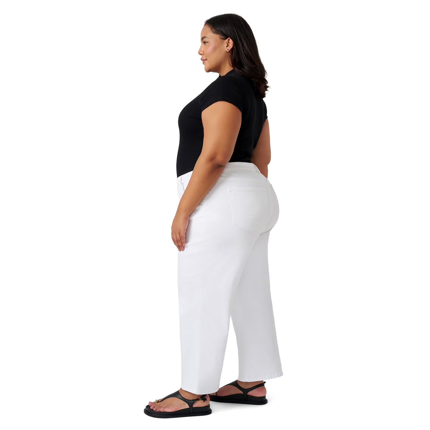Edited by Hunter McGrady Women's Wide Leg Crop Jean