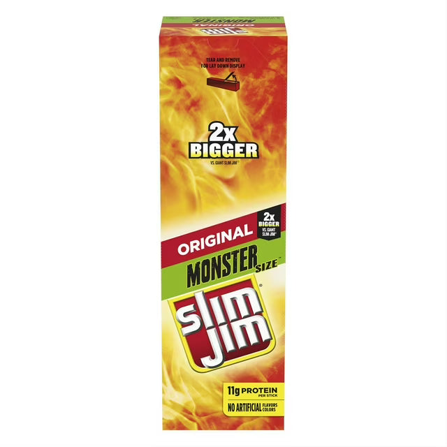 Slim Jim Original, Monster Size, 18 ct.