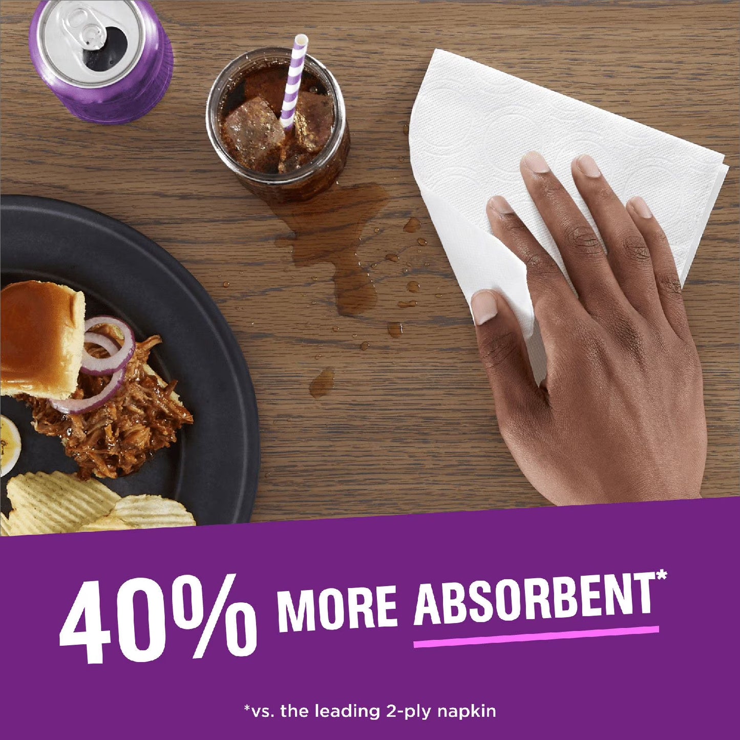 Vanity Fair Extra Absorbent 2-Ply White Paper Napkins, 6 pk., 504 ct.