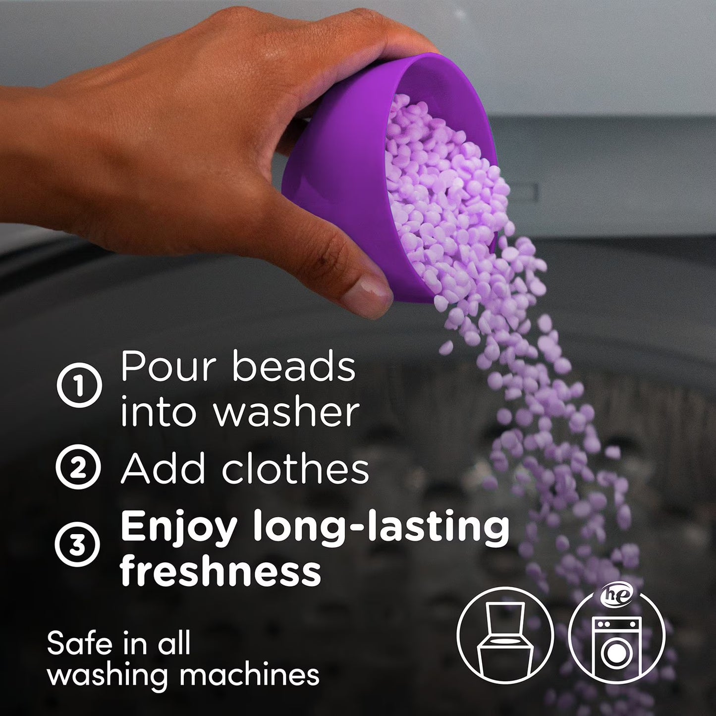 Downy Unstopables In-Wash Laundry Scent Booster Beads, Lush, 39.9 oz