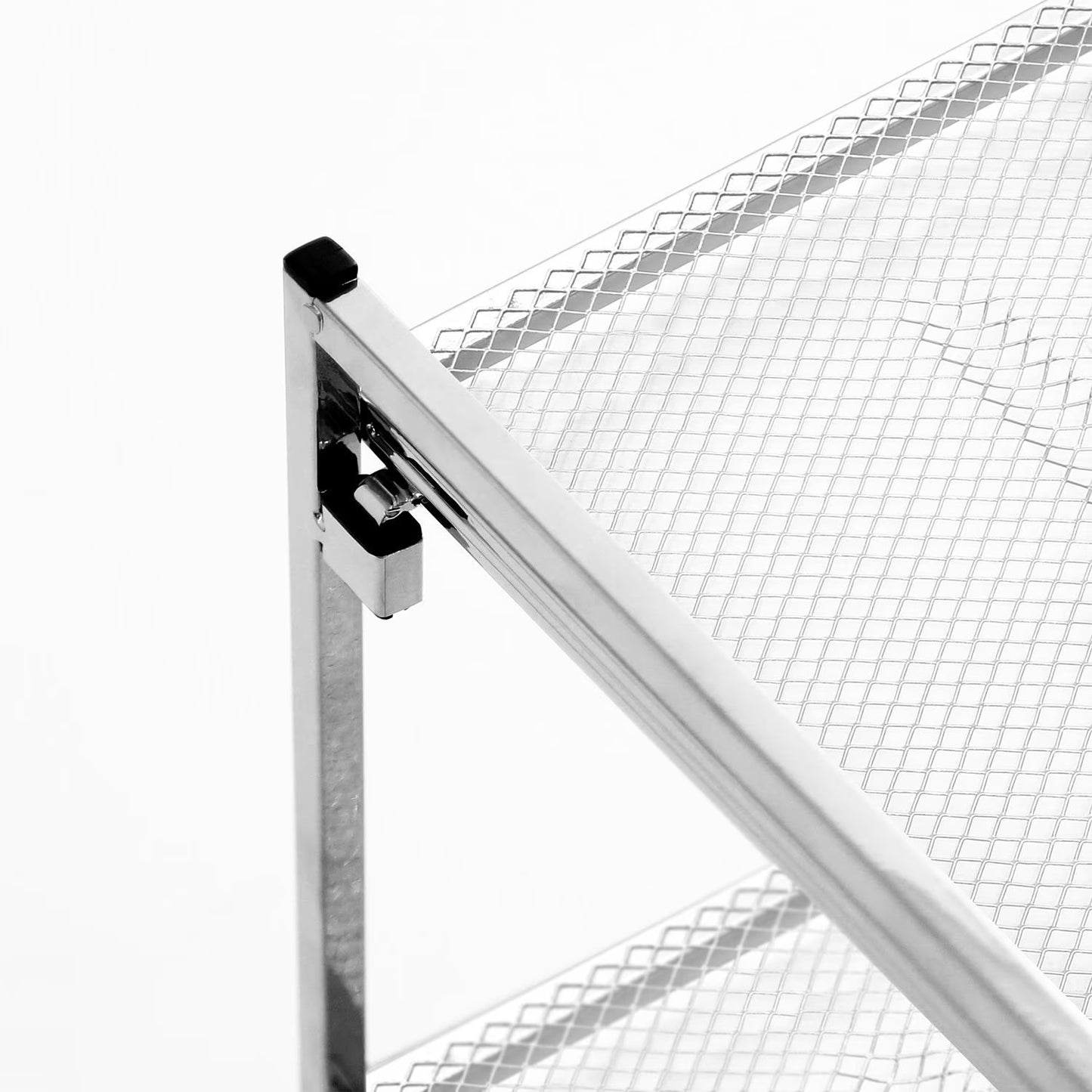 Seville Classics 2-Tier Steel Mesh Utility Shoe Rack, 26.25" W x 11.75" D x 15.75" H
