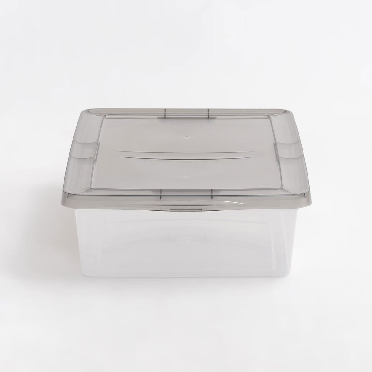 IRIS USA, 28 Quart Underbed Snap Lid Clear Plastic Storage Container, 16.25" W x 24" L x 6" H, 6 Piece Set