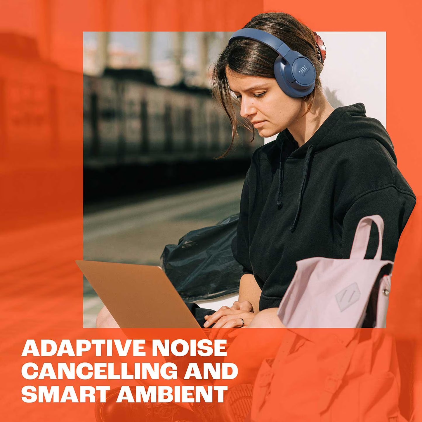 JBL Tune 770NC Adaptive Over-Ear Wireless Bluetooth Headphones