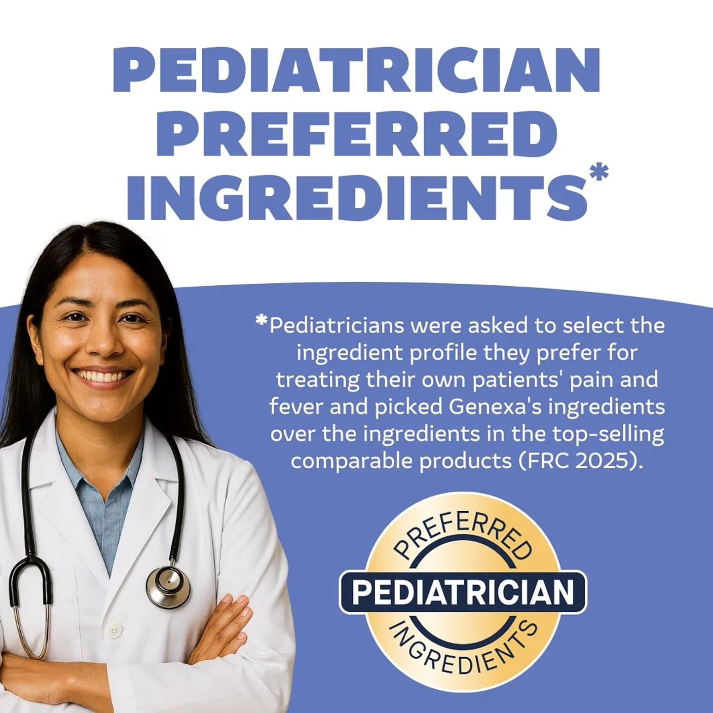 Genexa Kids' Pain & Fever Acetaminophen Liquid, Cherry, 4 fl. oz., 2 pk.