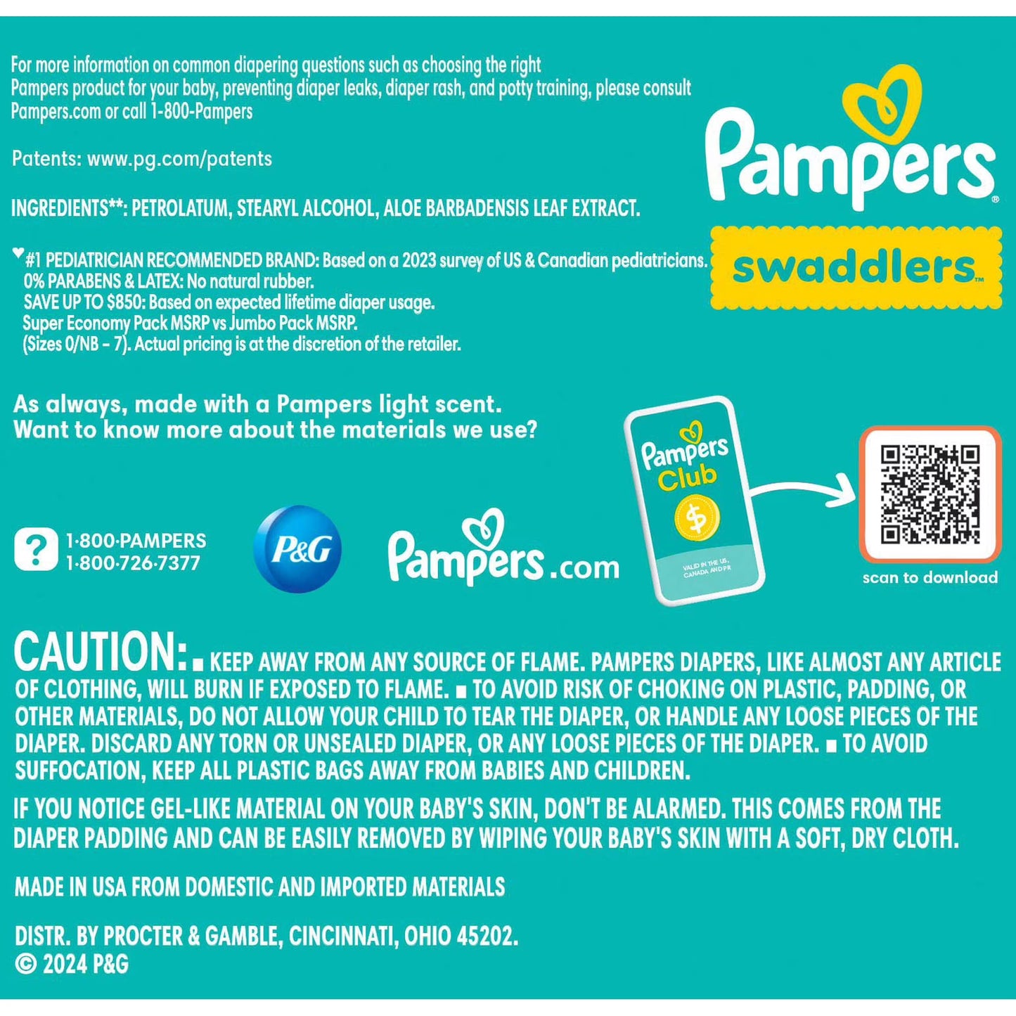 Pampers Swaddlers Diapers, Sizes Newborn-8