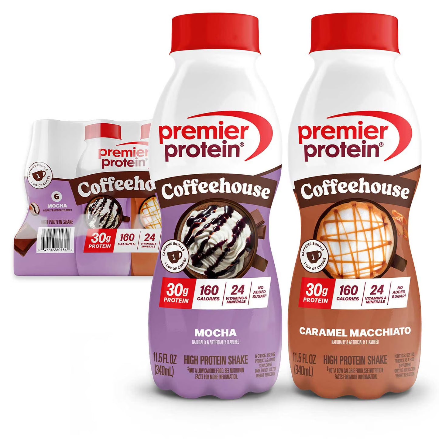 Premier Protein 30g Coffeehouse Variety Pack, 11.5 fl. oz., 12 pk.
