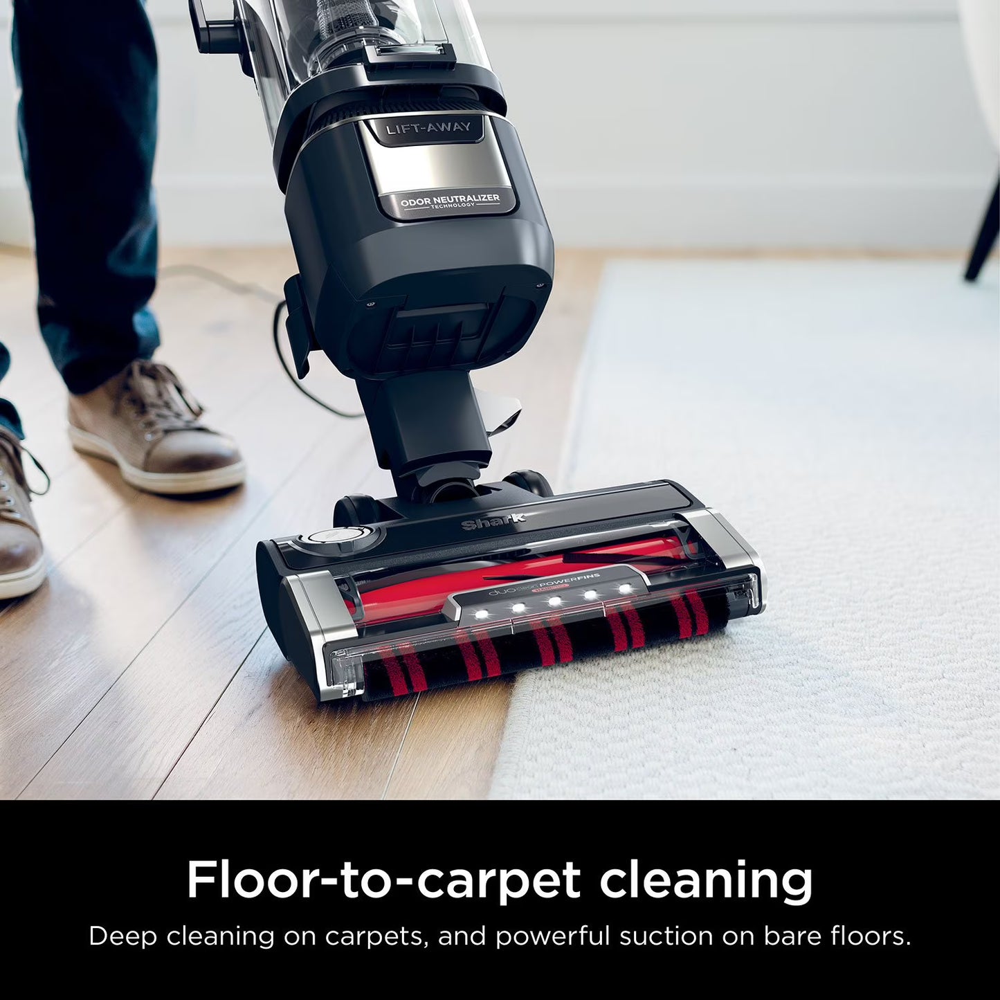 Shark Rotator Pet Pro Lift-Away ADV Upright Vacuum with DuoClean PowerFins HairPro and Odor Neutralizer Technology