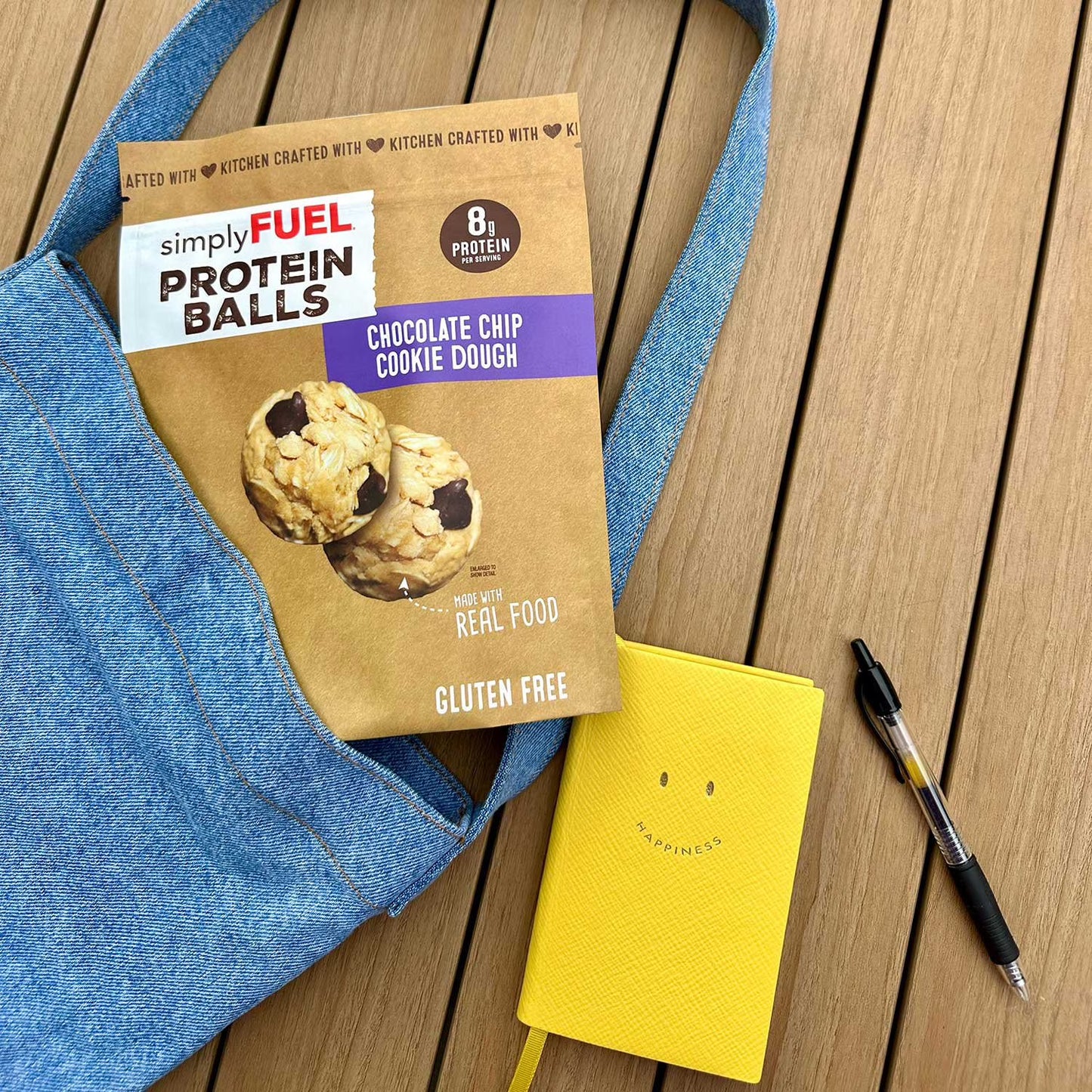 simplyFUEL Chocolate Chip Cookie Dough Protein Balls, 12 oz.