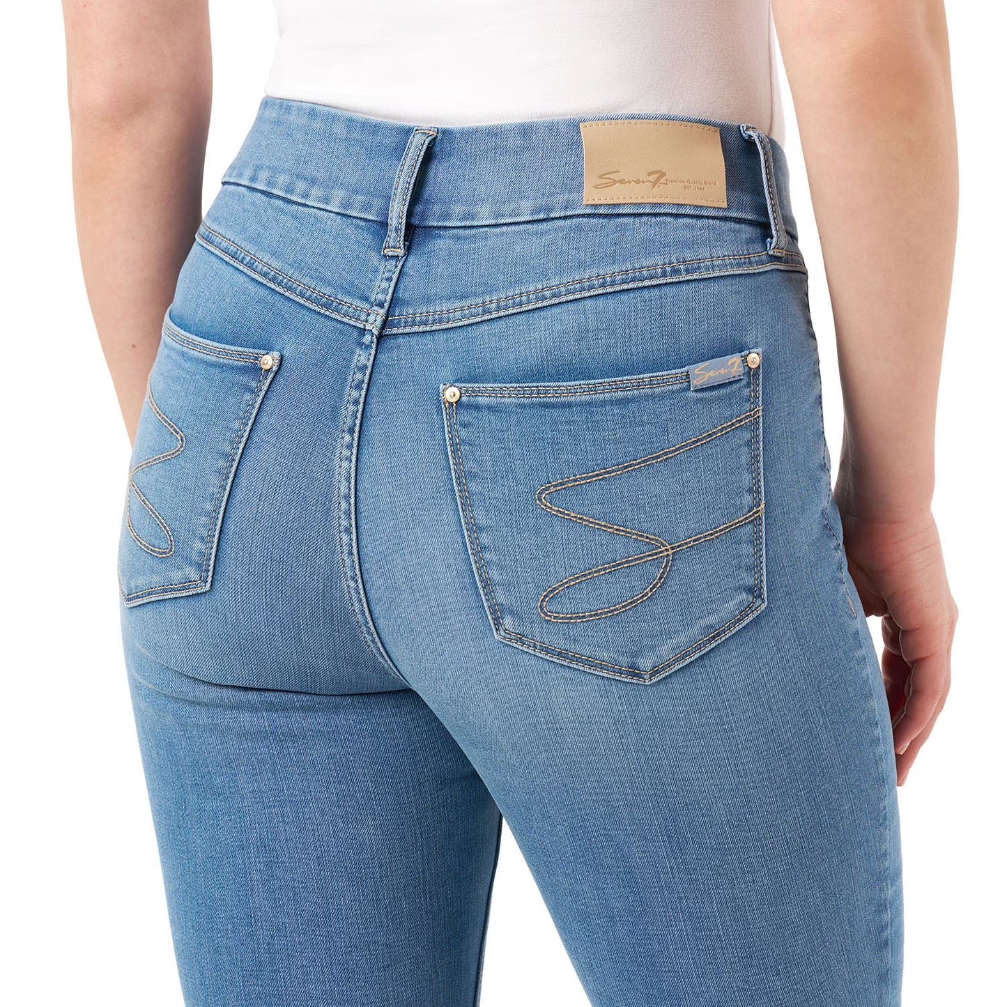 Seven7 Women's Tummyless Jean