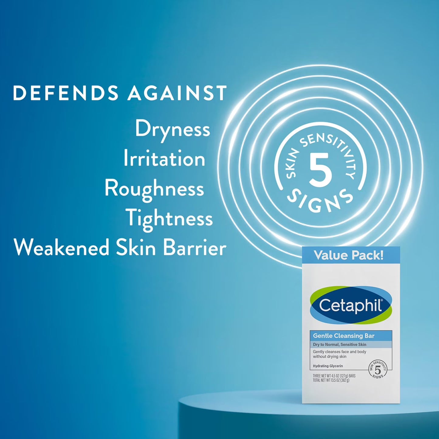 Cetaphil Gentle Cleansing Bar, 4.5 oz., 6 ct.