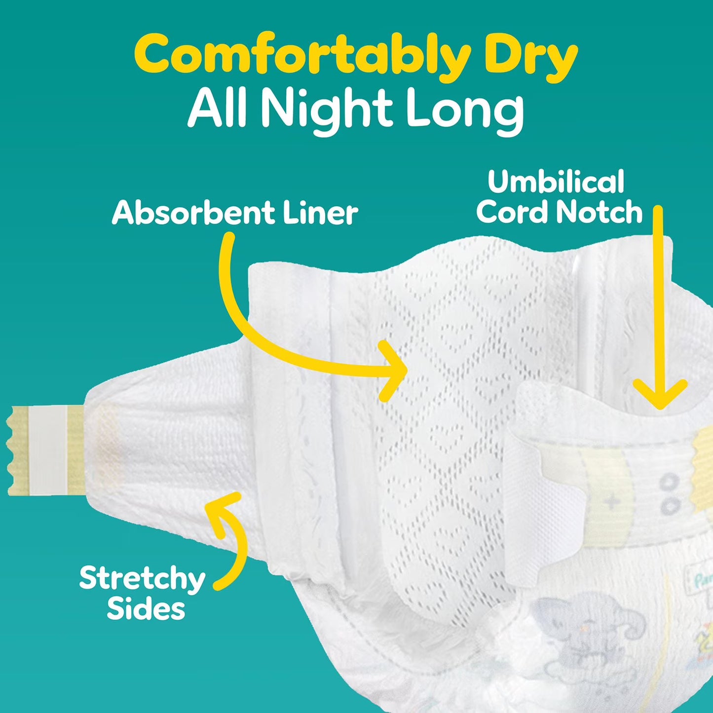 Pampers Swaddlers Diapers, Sizes Newborn-8