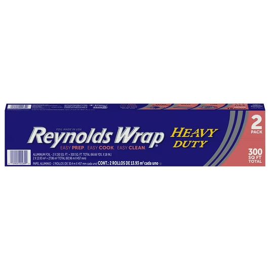 Reynolds Wrap Heavy Duty 18" Aluminum Foil, 150 sq. ft., 2 pk.