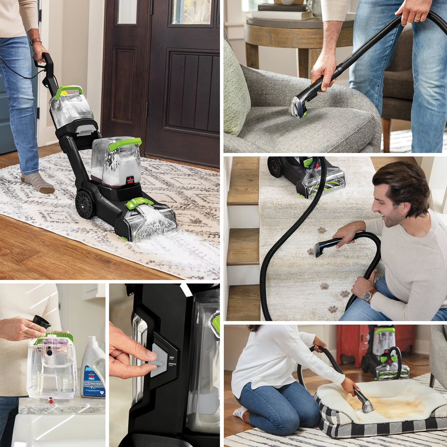 BISSELL TurboClean DualPro Pet XL Upright Deep Cleaner