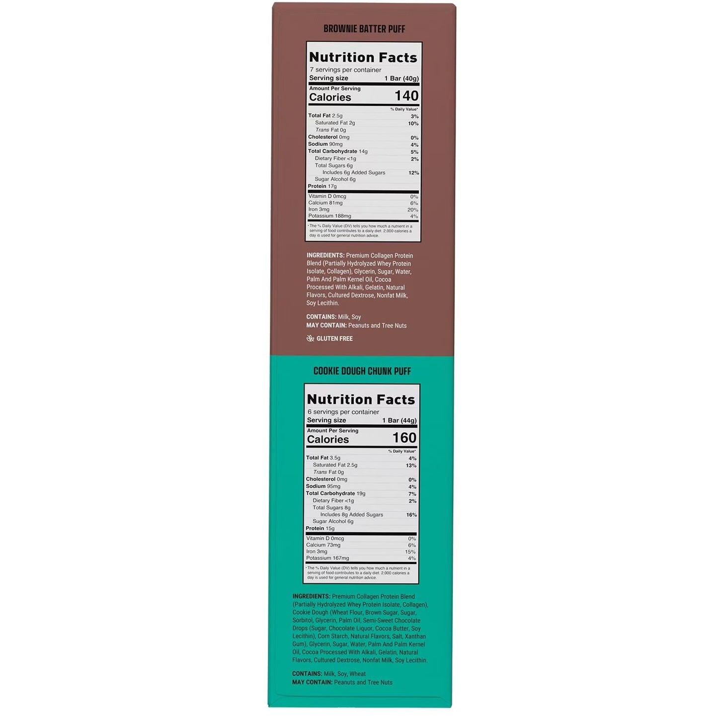 Built Bar Puff & Chunk Protein Bars, Variety Pack, 13 ct.