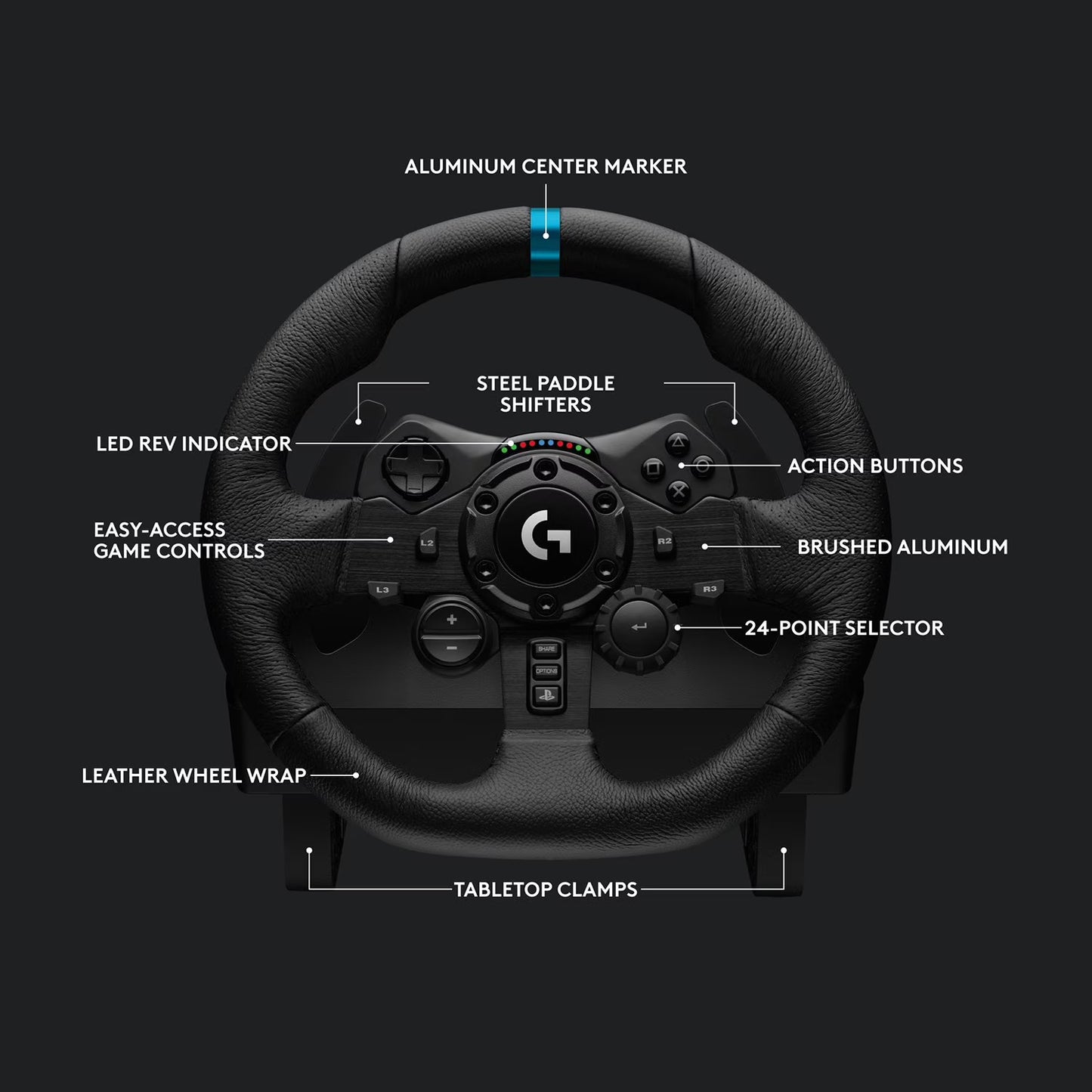 Logitech G923 SE Racing Wheel + Accessories Combo for PlayStation and PC