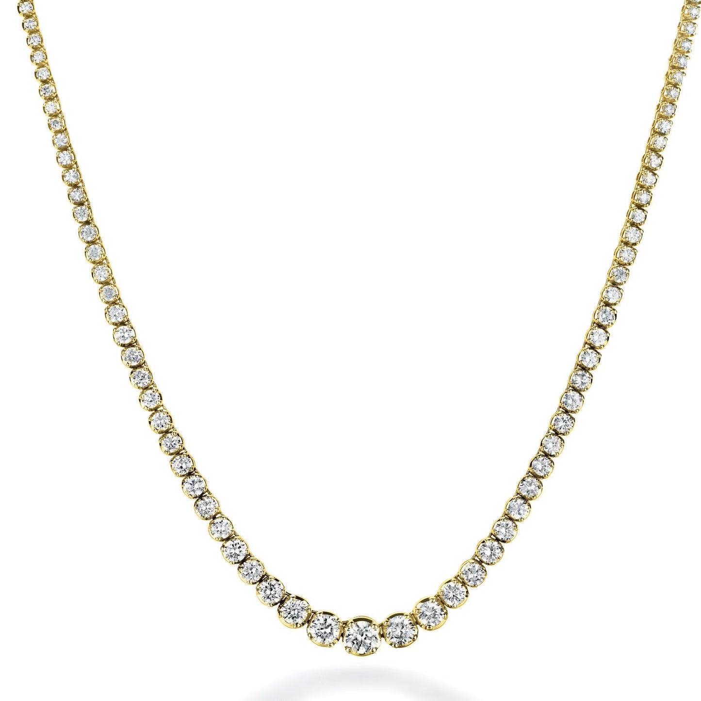 Diamond Riviera Necklace in 14K Gold