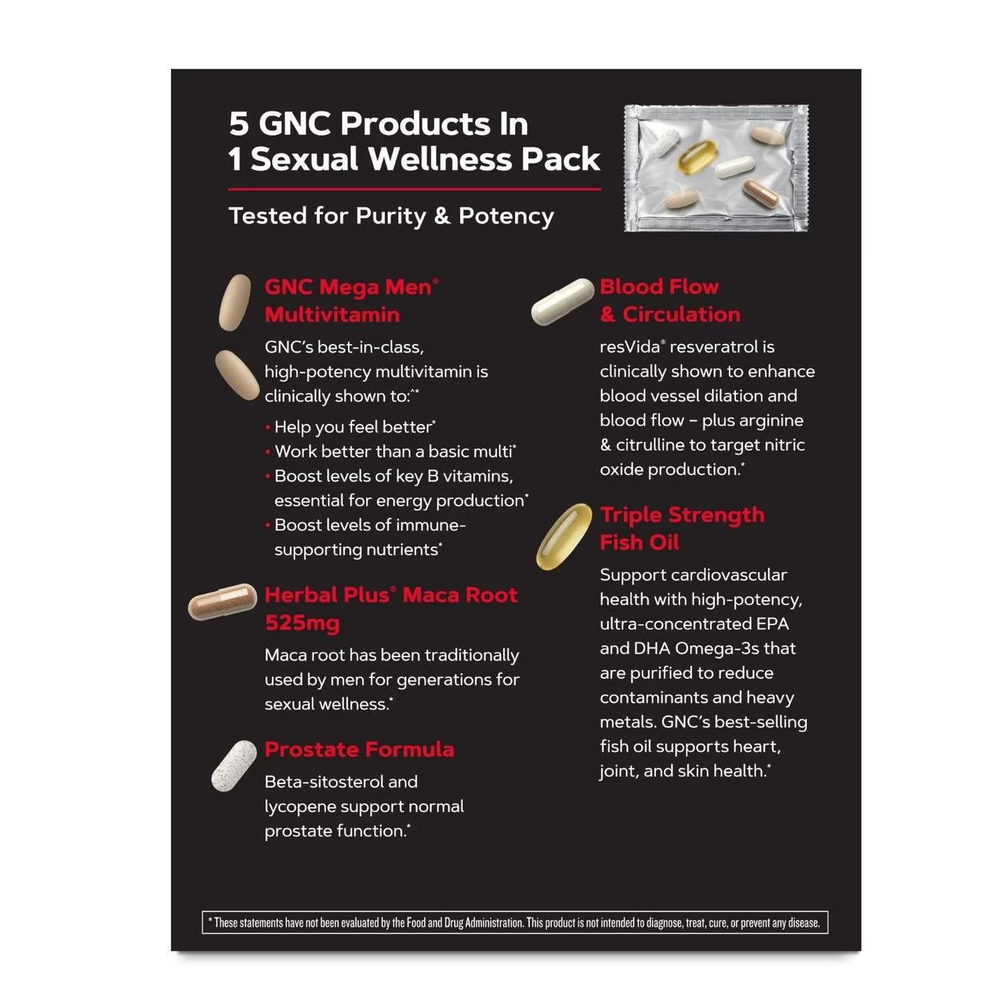 GNC Mega Men Performance and Vitality Vitapak Program, 30 ct.