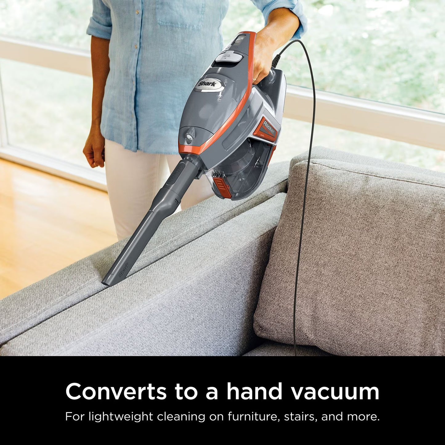 Shark Rocket Pro Corded Stick Vacuum with Odor Neutralizer Technology