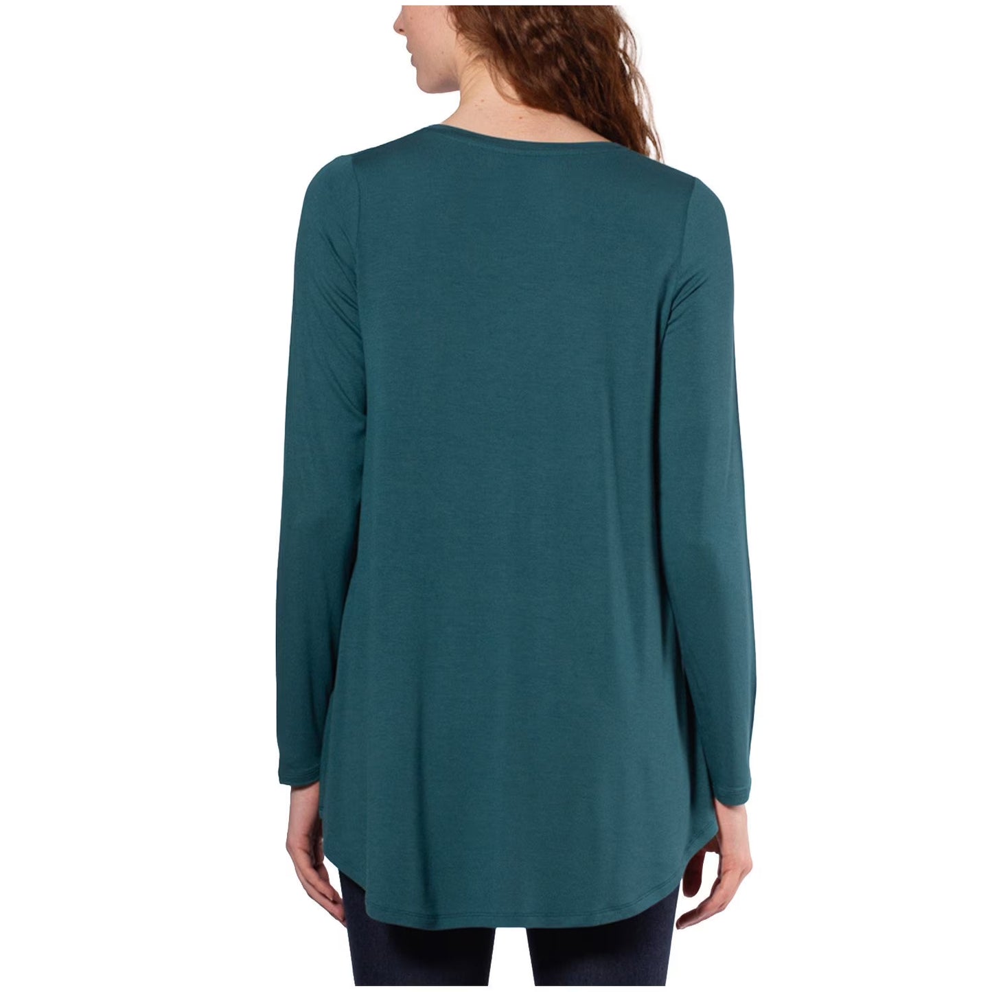 Hue Women's Long Sleeve Tunic T-Shirt