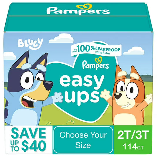 Pampers Easy Ups Training Pants Underwear, Sizes 2T-6T