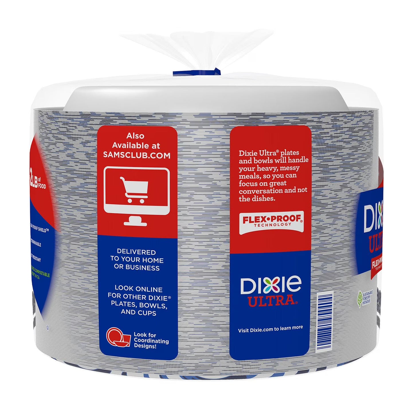 Dixie Ultra Heavyweight Dinner Paper Plates, 10", 186 ct.