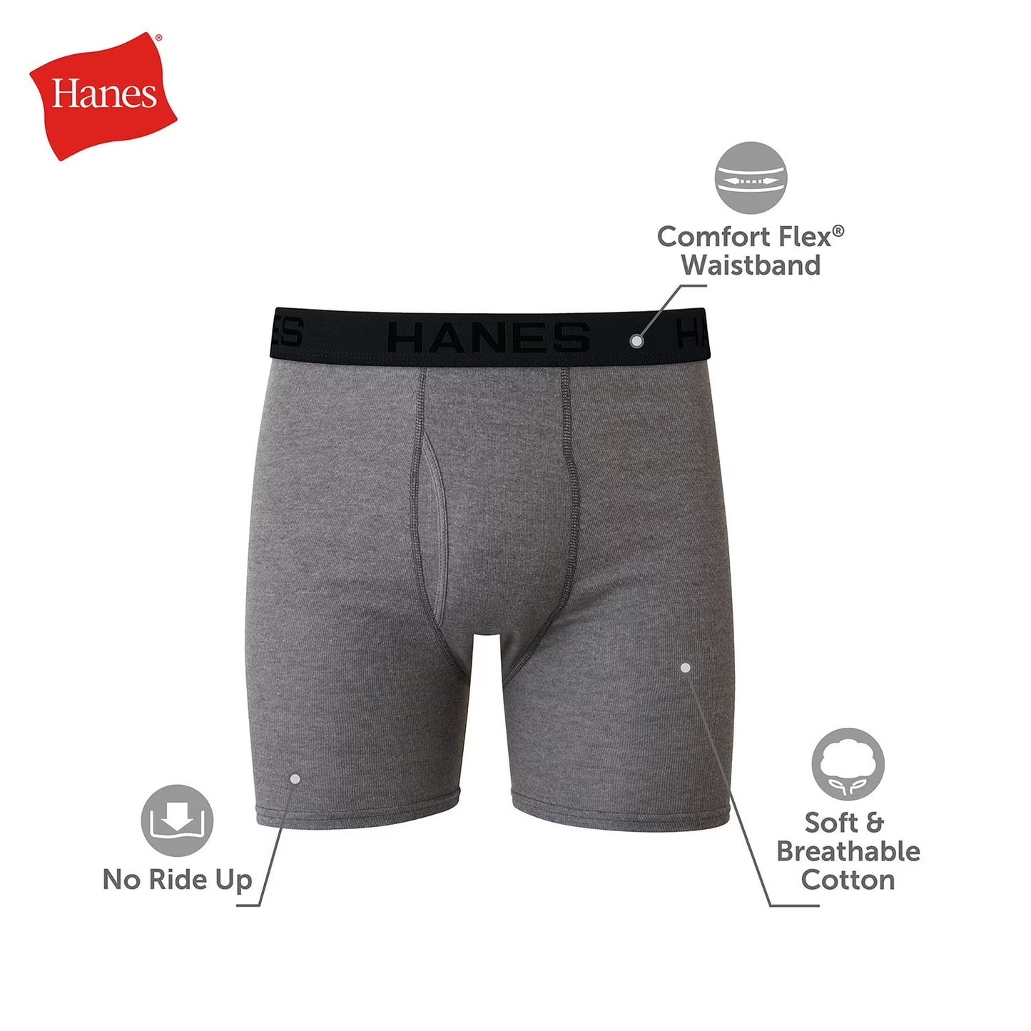 Hanes Men's 5-Pack Best Boxer Brief