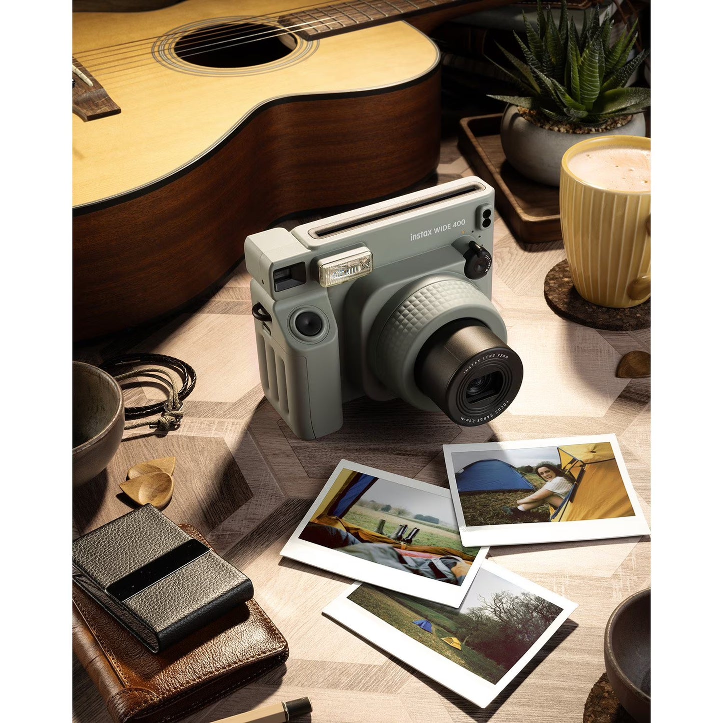 Fujifilm instax Wide 400 Instant Printer Bundle, Green