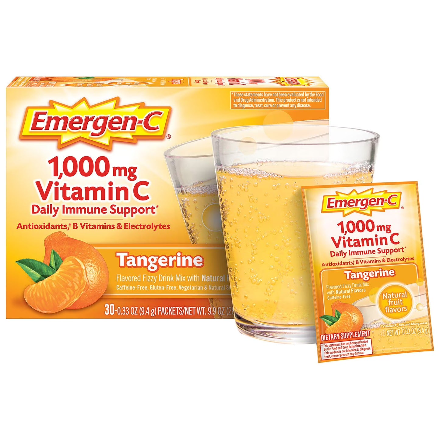 Emergen-C Vitamin C 1000mg Powder with Antioxidants Fizzy Drink Mix, 90 ct.
