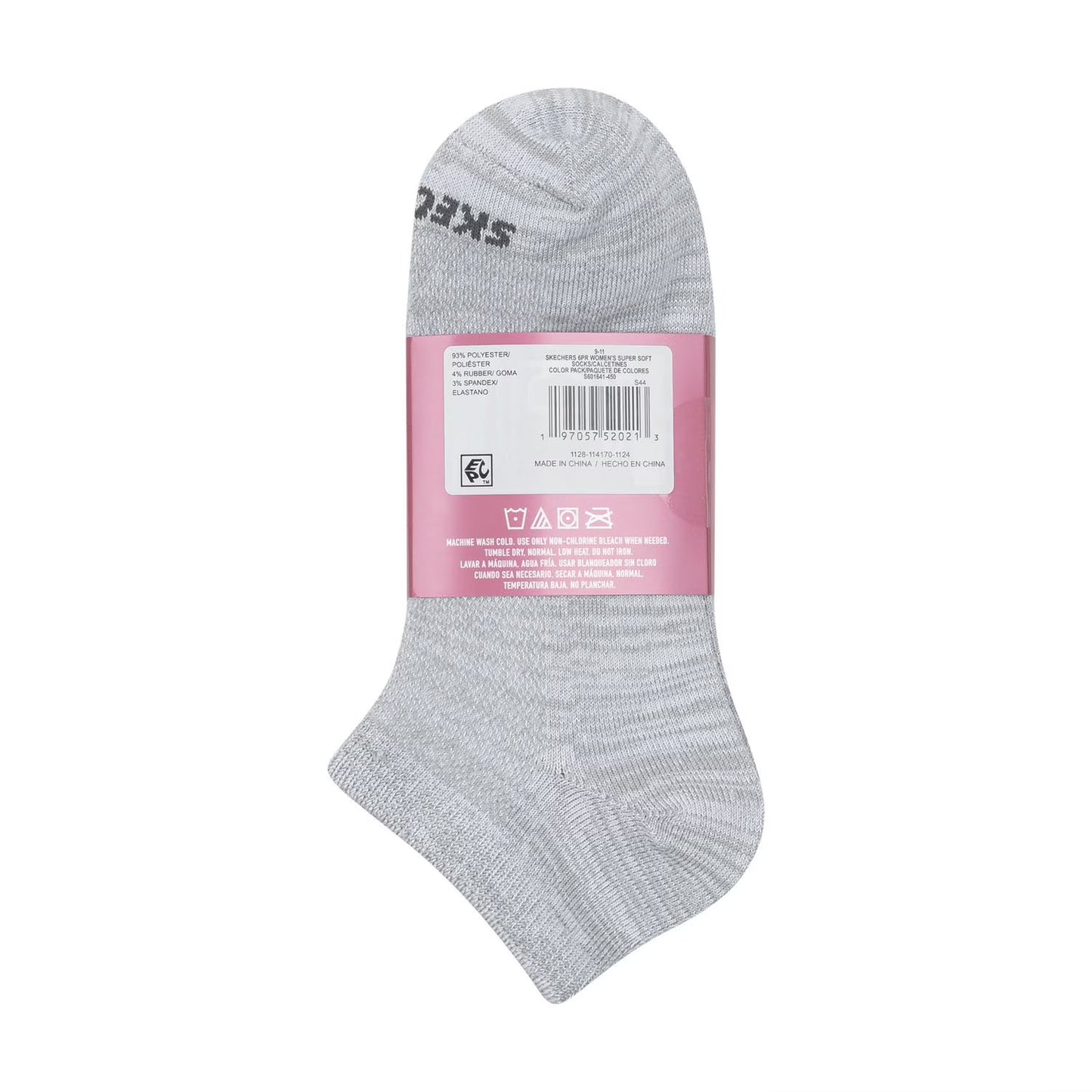 Skechers Women's 6-Pack Super Soft Low-Cut Sock