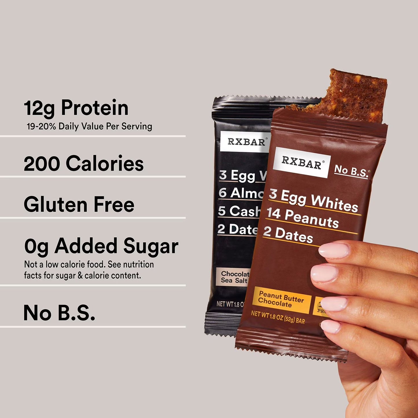 RXBAR Protein Bars, Chocolate Sea Salt and Peanut Butter Chocolate Variety Pack, 1.83 oz., 14 pk.