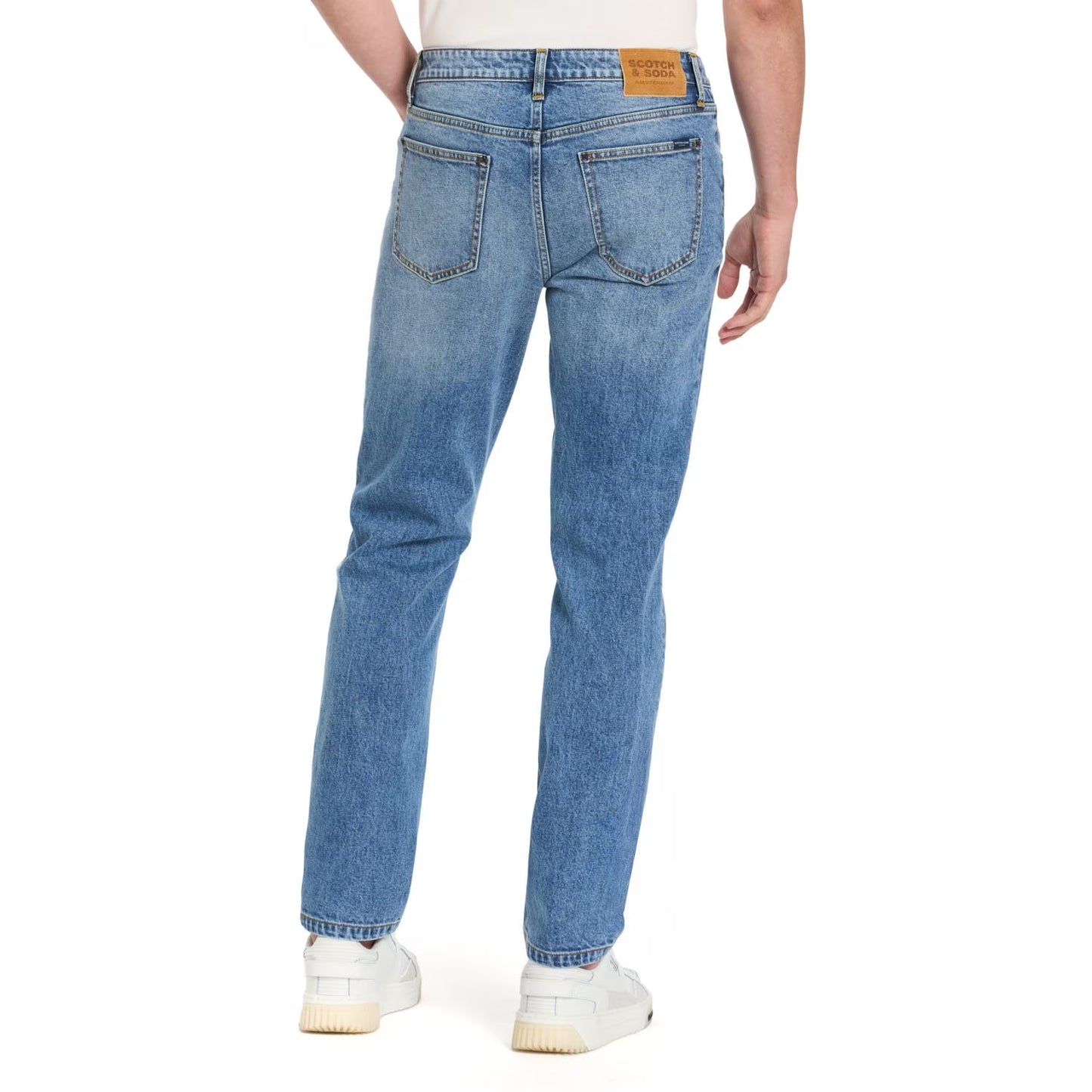 Scotch & Soda Men's Straight Fit Denim Jeans