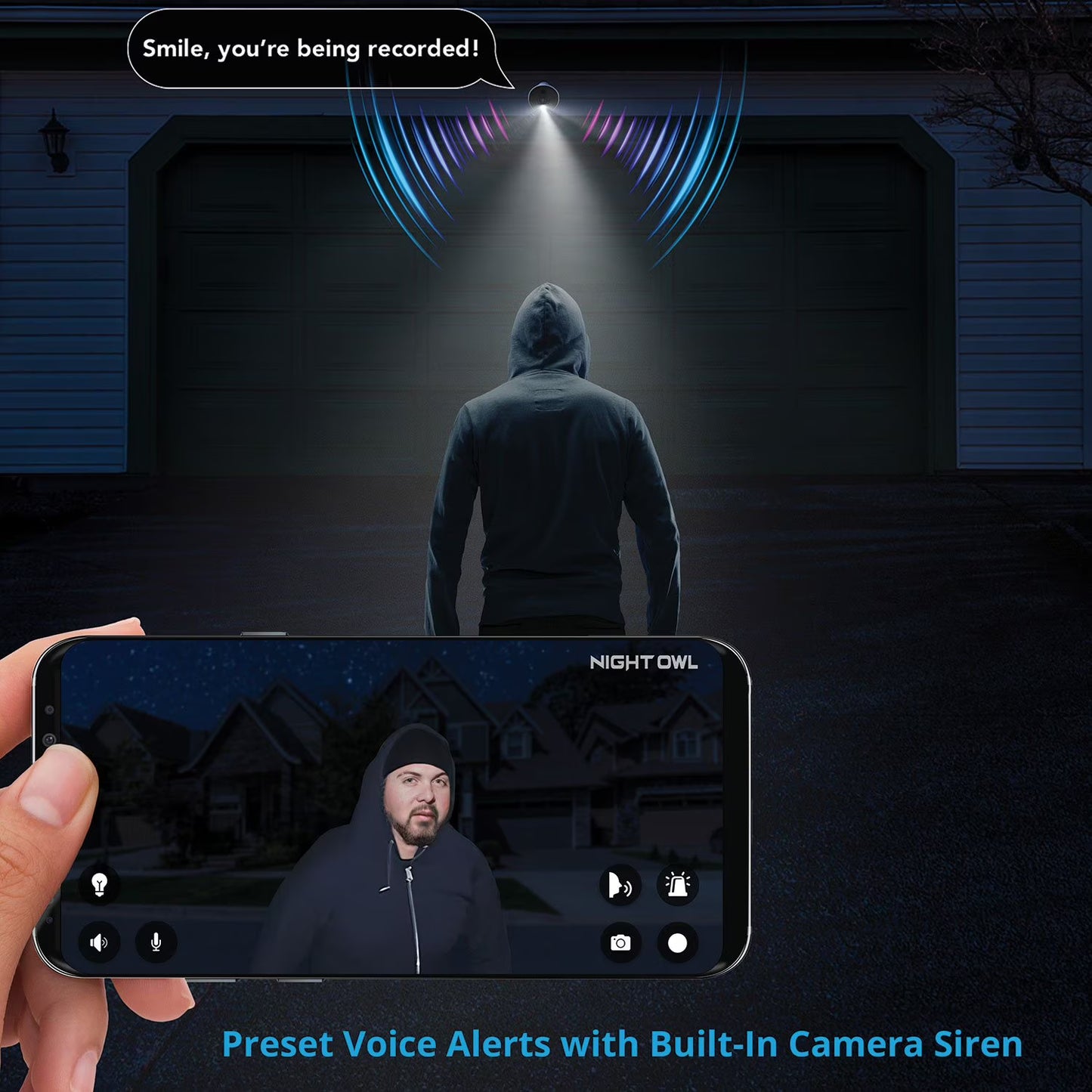 Night Owl Plug-In 4K HD Spotlight Cameras, 2pk.