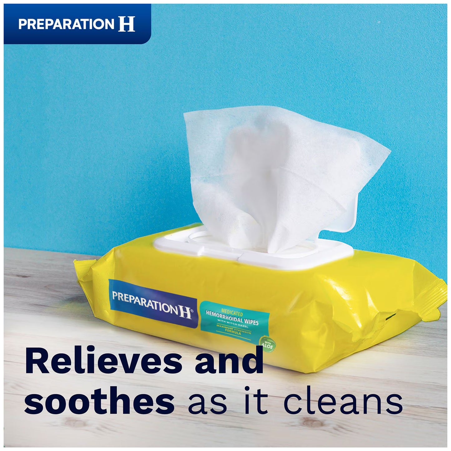 Preparation H Hemorrhoid Wipes with Witch Hazel, 180 ct.