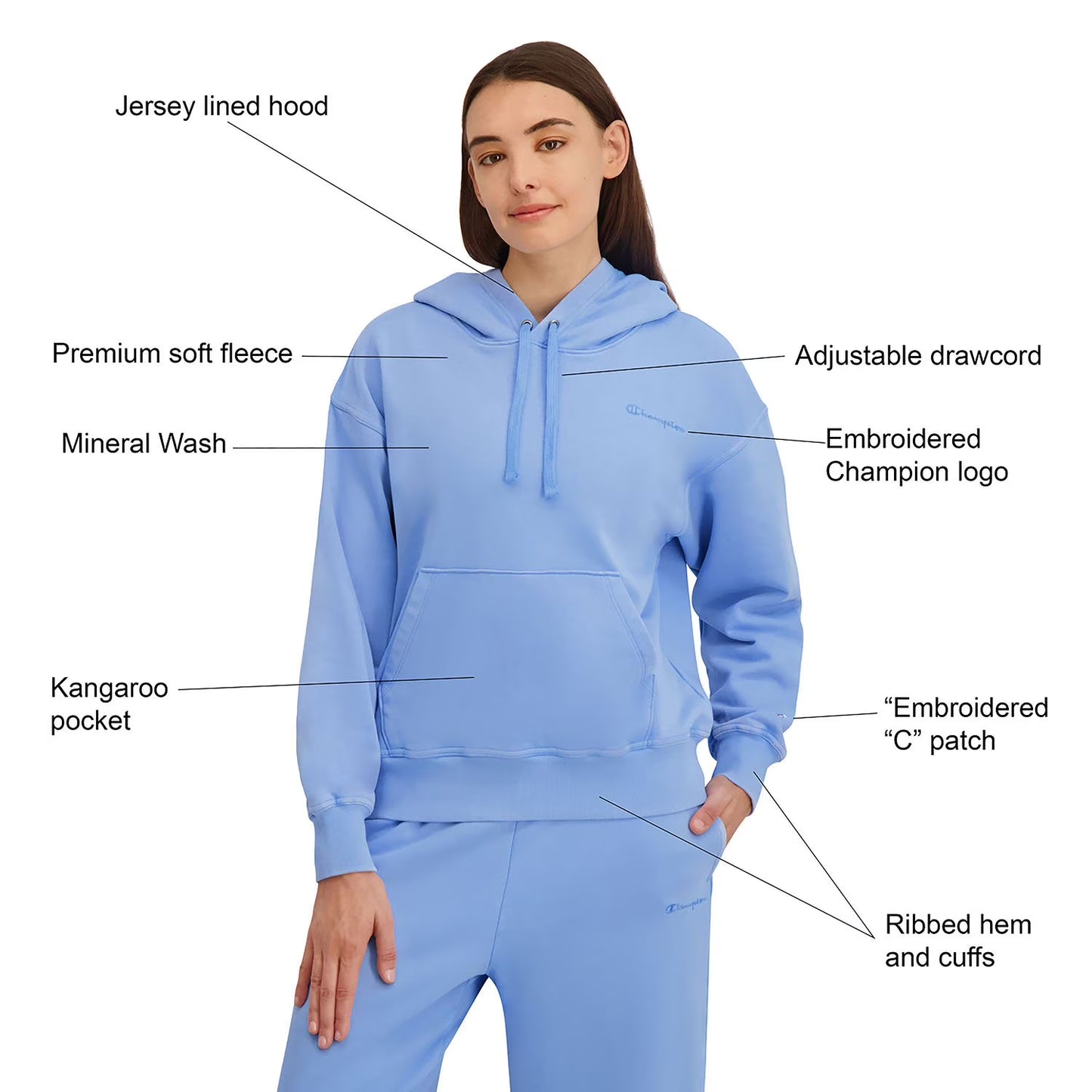 Champion Women's Heavyweight Fleece Hoodie