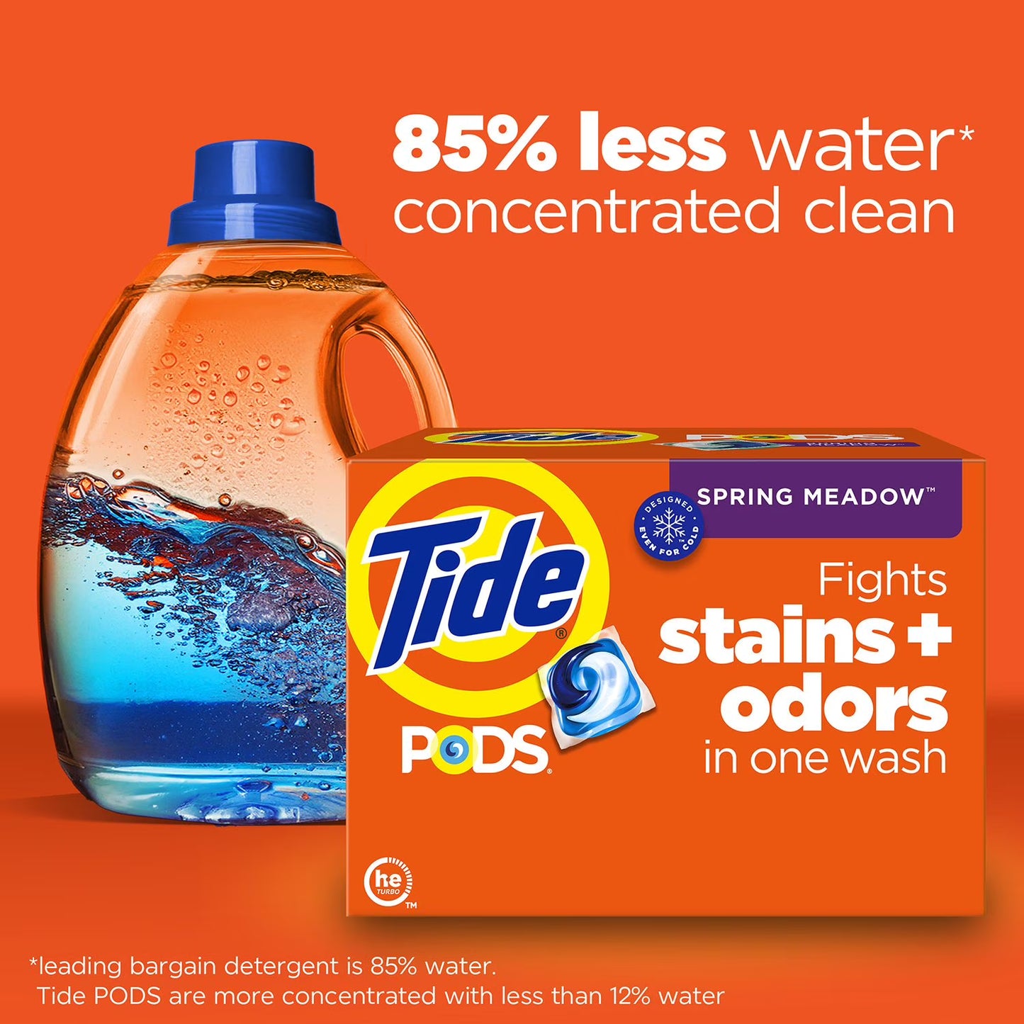 Tide PODS Laundry Detergent Pacs, Spring Meadow, 156 ct.