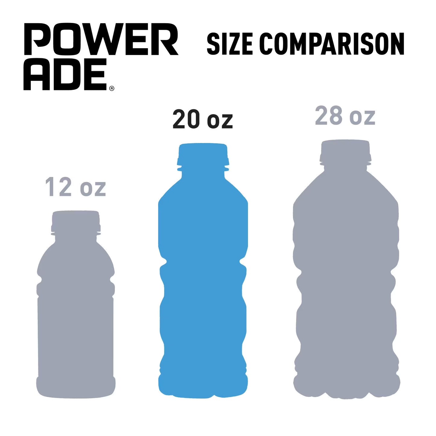 POWERADE Variety Pack Bottles, 20 fl. oz., 24 pk.