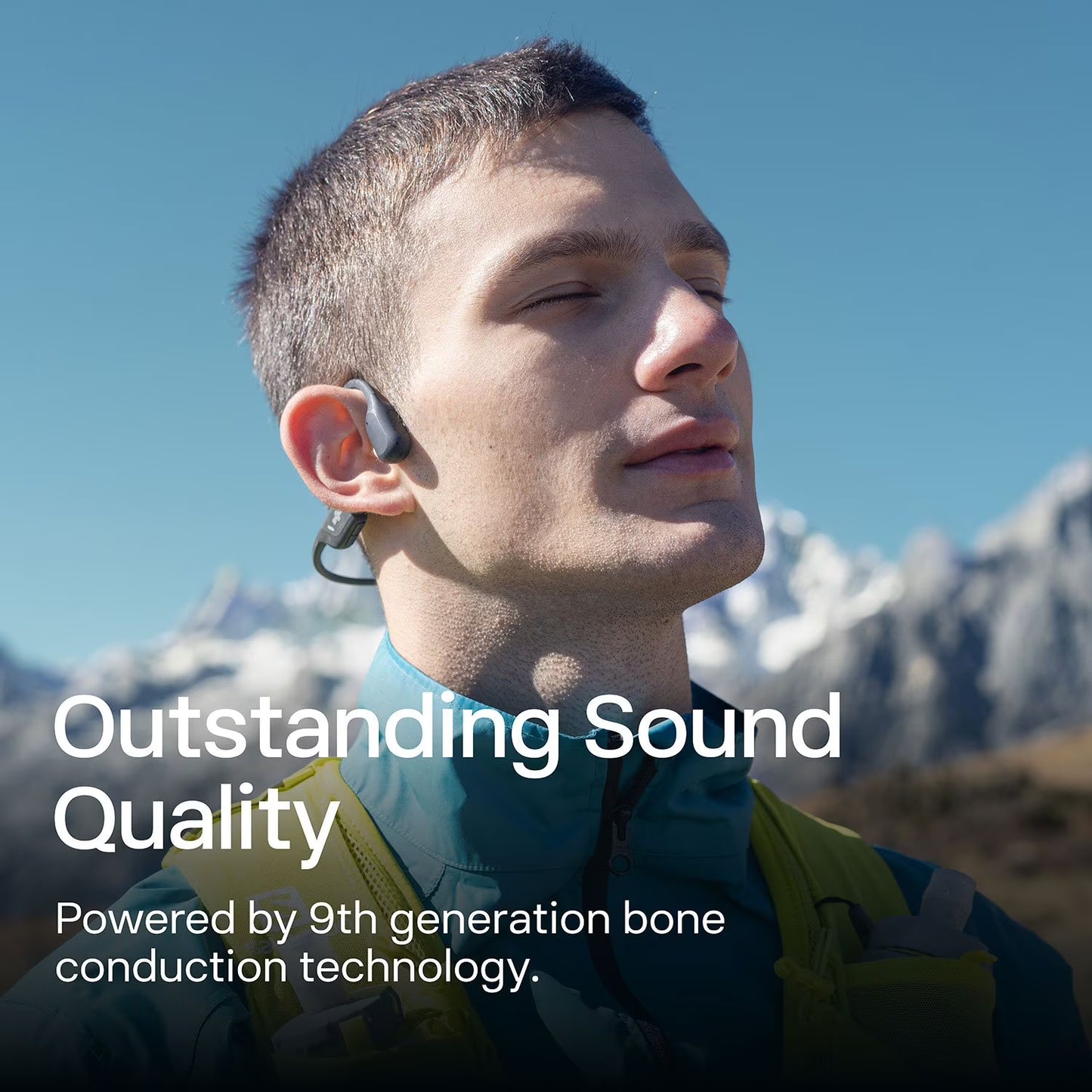 Shokz OpenRun Pro Open-Ear Endurance Wireless Bluetooth Headphones