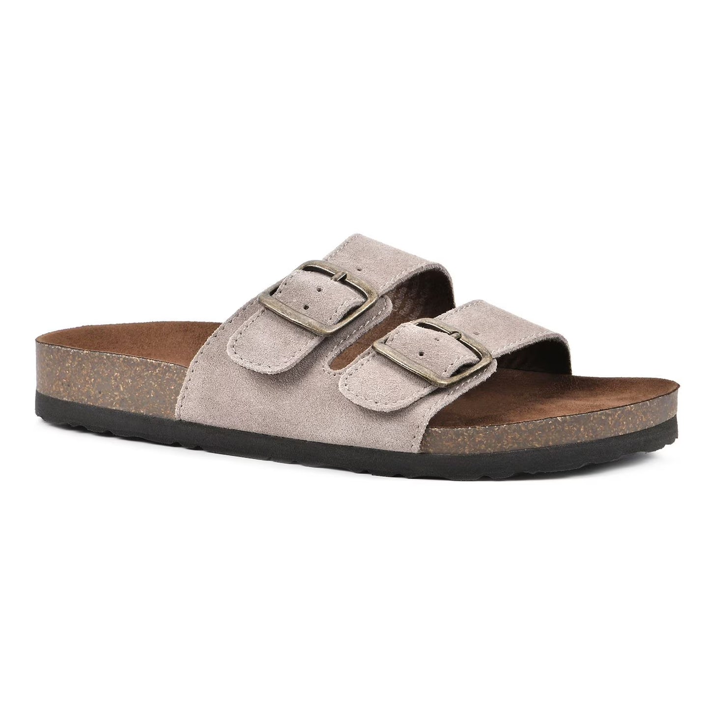Mountain Sole Women's Double Buckle Leather Sandal
