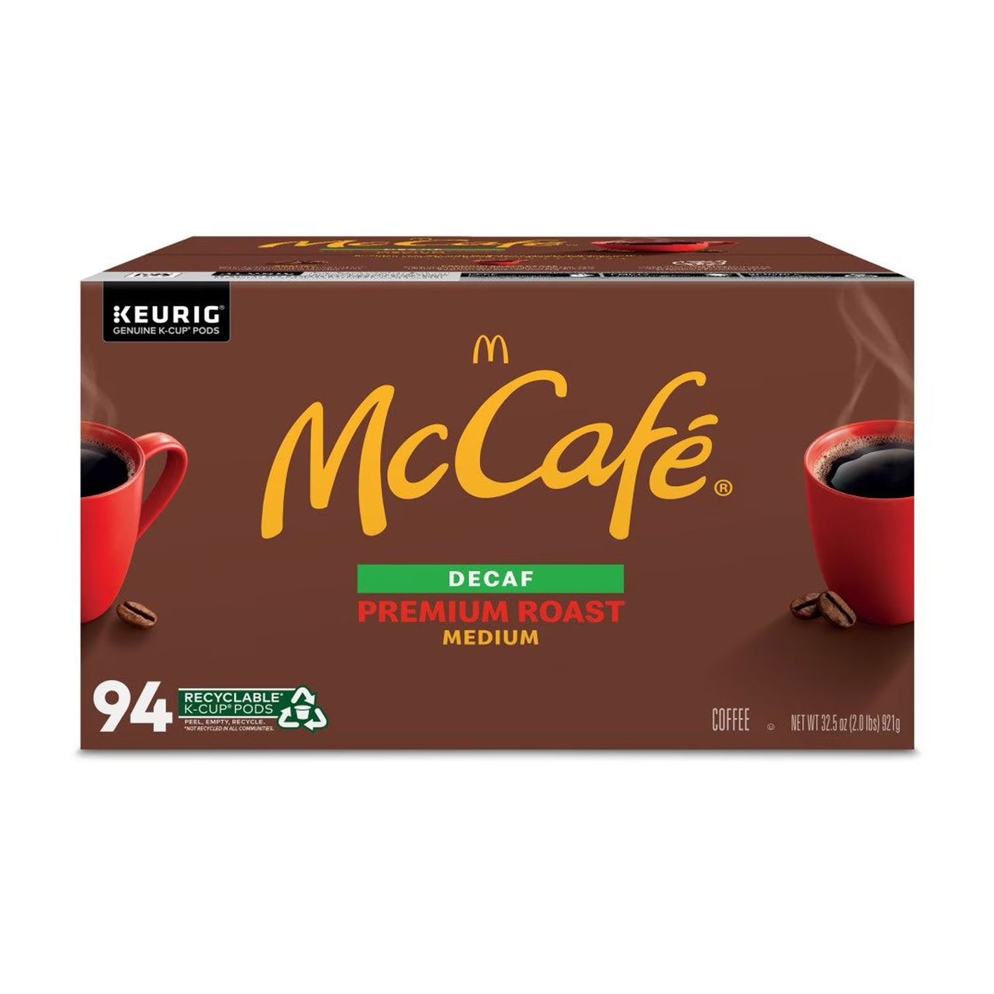 McCafe Decaf Premium Medium Roast K-Cup Coffee Pods, 94 ct.