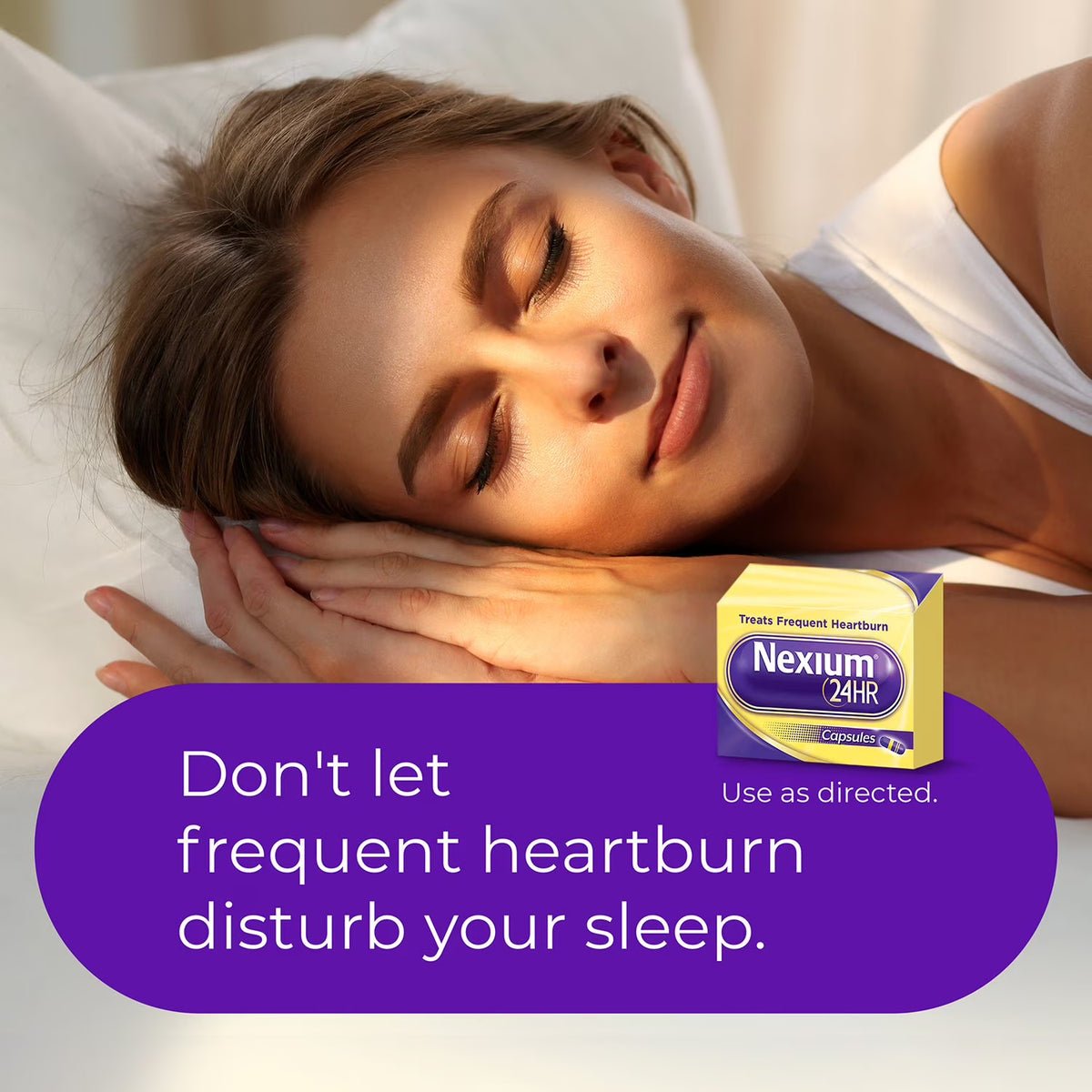 Nexium 24HR Acid Reducer Heartburn Relief Capsules with Esomeprazole Magnesium, 42 ct.