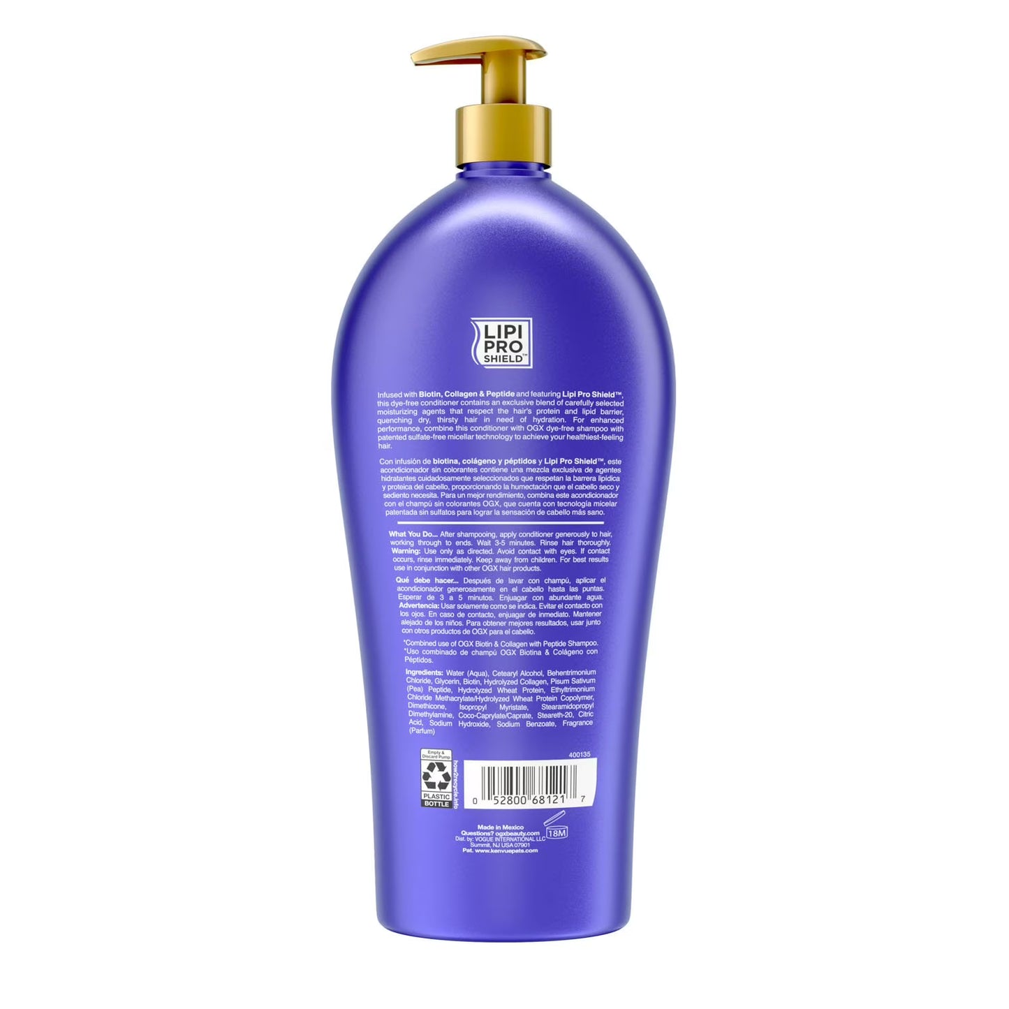 OGX Volume & Strength + Biotin & Collagen Conditioner, 40 fl. oz.