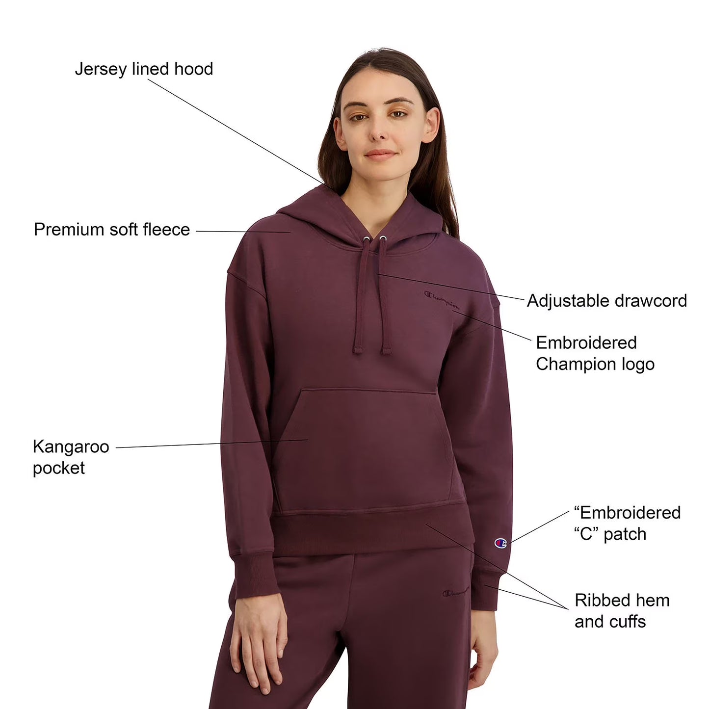 Champion Women's Heavyweight Fleece Hoodie