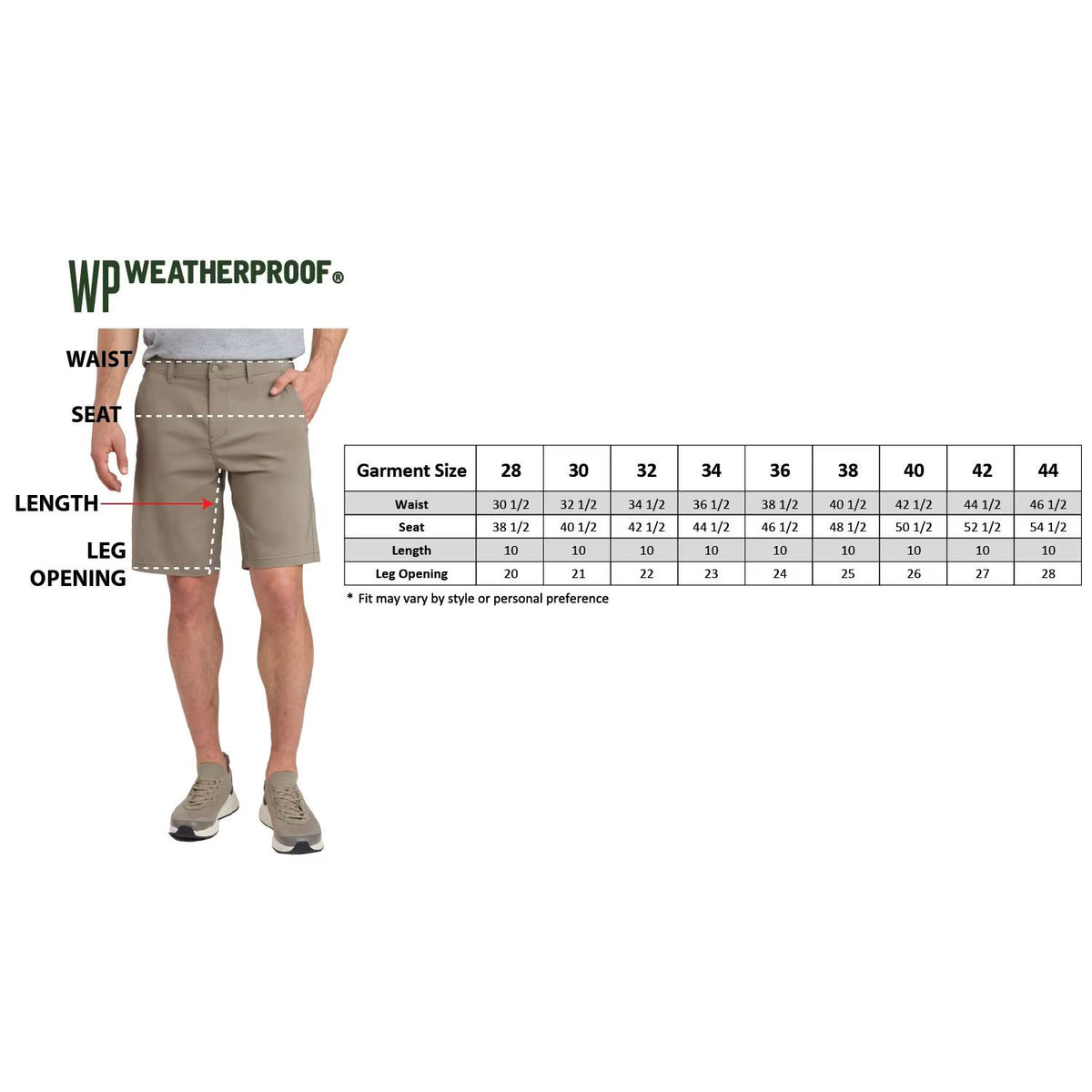 WP Weatherproof Men's Tech Utility Short